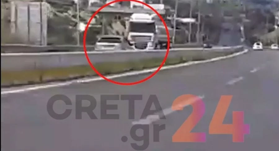 Ο απόλυτος τρόμος στο Ηράκλειο: 70χρονος οδηγούσε ανάποδα στην Εθνική για 3,5 χλμ. (βίντεο)